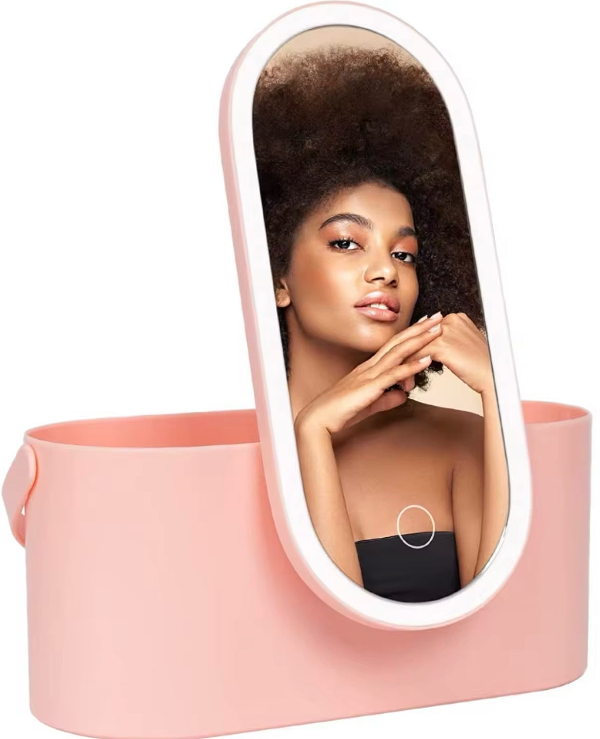 Glowa Makeup Bag with LED Mirror – Stay Organized & Glowing On the Go